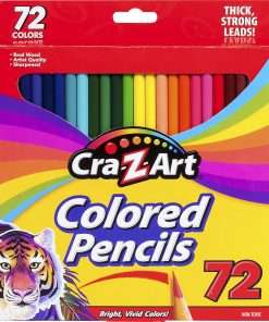 Cra-Z-Art Colored Pencils - Multi Lead - Wood Barrel - 72 / Box