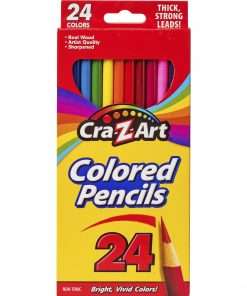 Cra-Z-Art Colored Pencils - Multi Lead - Wood Barrel - 24 / Box