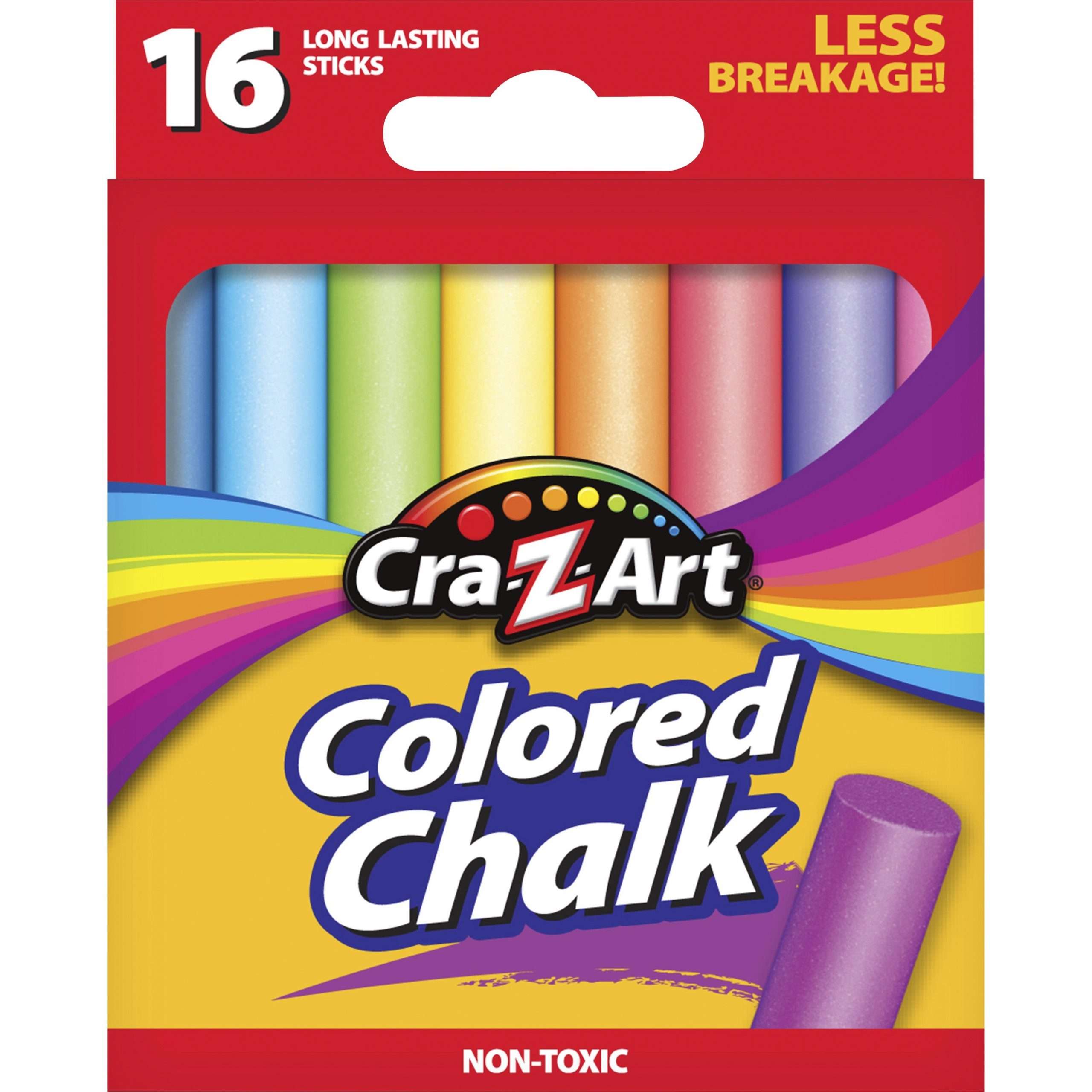 Cra-Z-Art Colored Chalk - Assorted - 16 / Box