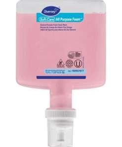 Diversey IntelliCare Refill Foam Body Wash - Lemon Tea Splash, Citrus Scent - 44 fl oz (1300 mL) - Kill Germs, Dirt Remover - Hand, Body, Washroom - Pink - pH Balanced - 1 Each