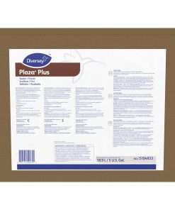 Diversey Plaza Plus Sealer/Finish - 640 fl oz (20 quart) - Slight Ammonia Scent - 1 / Box - White