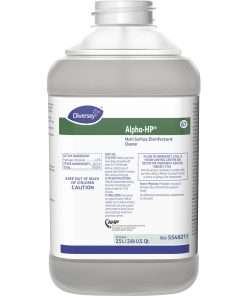 Diversey Alpha-HP Multi Disinfectant Cleaner - 84.5 fl oz (2.6 quart) - Citrus Scent - 2 / Carton - Clear
