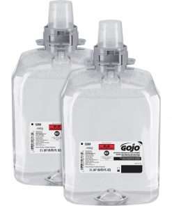 Gojo&reg; FMX-20 Refill E2 Foam Handwash with PCMX - Light Floral Scent - 67.6 fl oz (2 L) - Push-Style Dispenser - Oil Remover, Soil Remover, Grease Remover - Hand, Food Processing Industry - Clear - Dye-free, Fragrance-free - 2 / Carton