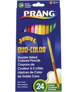 Prang Duo-Color Double Sided Colored Pencils - 3 mm Lead Diameter - 1 Each
