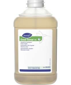 Diversey Good Sense HC Liquid Air Freshener - Liquid - 84.5 fl oz (2.6 quart) - Green Apple - 2 / Carton - Odor Neutralizer