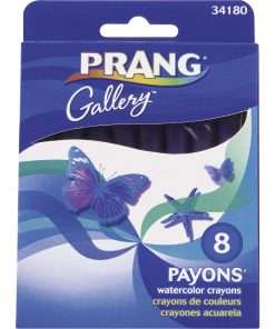 Prang Payons Watercolor Crayons - 0.3" Diameter - Multi - 8 / Pack