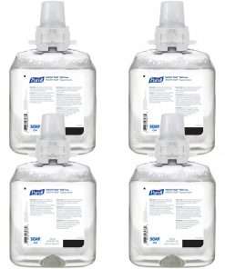 PURELL&reg; CS4 Professional Healthy Soap Foam - 42.3 fl oz (1250 mL) - Dirt Remover, Kill Germs - Hand - Dye-free, Fragrance-free - 4 / Carton