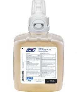 PURELL&reg; CS8 Health Soap CHG Antimicrobial Foam - 40.6 fl oz (1200 mL) - Kill Germs, Bacteria Remover - Hand, Hospital, Healthcare, Skin - Non-irritating, Dye-free, Fragrance-free, Hygienic, Rich Lather - 2 / Carton