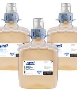 PURELL&reg; CS4 Health Soap Antimicrobial Foam - 42.3 fl oz (1250 mL) - Kill Germs, Bacteria Remover - Hand, Hospital, Healthcare, Skin - Non-irritating, Dye-free, Fragrance-free, Rich Lather - 3 / Carton