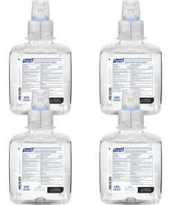 PURELL&reg; Hand Sanitizer Foam Refill - 40.6 fl oz (1200 mL) - Kill Germs - School, Hand - Dye-free, Fragrance-free, Hygienic - 4 / Carton