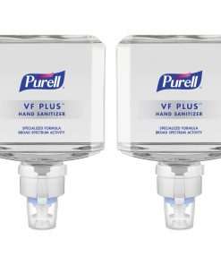 PURELL&reg; VF PLUS Hand Sanitizer Gel Refill - 40.6 fl oz (1200 mL) - Kill Germs, Bacteria Remover - Restaurant, Cruise Ship, Hand - Quick Drying, Fragrance-free, Dye-free, Hygienic - 2 / Carton