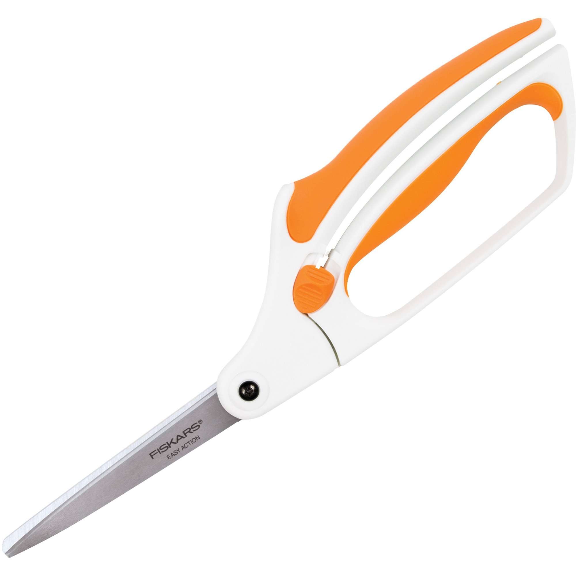 Fiskars Fiskars Easy Action Bent Scissors - 8" Overall Length - Stainless Steel - Multi - 1 / Each