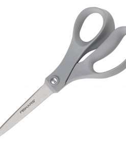 Fiskars The Performance Scissors - 8" Overall Length - Stainless Steel - Straight Tip - Orange - 1 / Each