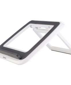 Fellowes I-Spire Series Laptop Quick Lift - White - Up to 17" Screen Support - 1.7" Height x 12.6" Width x 11.3" Depth - ABS Plastic - White