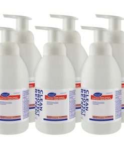 Diversey Soft Care Hand Sanitizer Foam - Alcohol Scent - 18 fl oz (532 mL) - Kill Germs, Bacteria Remover - Multipurpose - Clear - Dye-free, Fragrance-free, Quick Drying, No Rinse - 6 / Carton