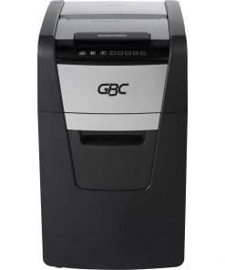 GBC AutoFeed+ Home Office Shredder, 150X, Super Cross-Cut, 150 Sheets - Continuous Shredder - Super Cross Cut - 8 Per Pass - for shredding Credit Card, Paper Clip, Staples, Paper - P-4 - 30 Minute Run Time - 11.60 gal Wastebin Capacity - Black