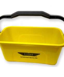 Ettore Super Compact Bucket - 12 quart - Heavy Duty, Sturdy Handle, Compact, Ergonomic Grip - 7.3" x 17.5" - Yellow - 1 / Each