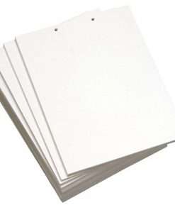 Lettermark Punched & Perforated 2-Hole Punched Inkjet, Laser Copy & Multipurpose Paper - White - 92 Brightness - Letter - 8 1/2" x 11" - 20 lb Basis Weight - 75 g/m² Grammage - 2500 / Carton - 2500 (5 - SFI - Acid-free, ColorLok Technology, Elemental Chlorine-free