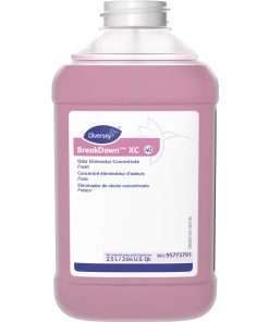 Diversey BreakDown XC Odor Eliminator/Cleaner - Concentrate Liquid - 84.5 fl oz (2.6 quart) - Fresh ScentBottle - 2 / Carton - Red