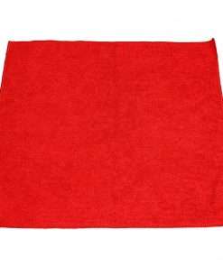 Genuine Joe Standard Terry Cloth - For General Purpose - Lint-free, Mess-free, Washable, Long Lasting - MicroFiber - 12 / Pack - Red
