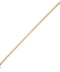 Genuine Joe Screw Mop Replacement Handle - 60" Length - 0.94" Diameter - Natural - Hardwood, Metal - 1 / Each