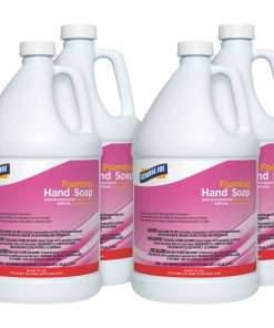 Genuine Joe Ultra Mild Foaming Skin Cleanser - Fresh Scent - 1 gal (3.8 L) - Hand, Skin - Pink - Anti-irritant - 4 / Carton