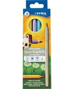Lyra Color Giant Pencils - 6.3 mm Lead Diameter - Assorted Metallic Lead - 1 / Each