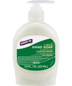 Genuine Joe Lotion Soap - 7.5 fl oz (221.8 mL) - Pump Bottle Dispenser - Skin, Hand - White - Anti-irritant - 1 Each