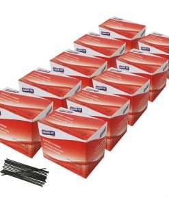 Genuine Joe Plastic Stirrers - 5.5" Length - Plastic, Polypropylene - 10000 / Carton - Black