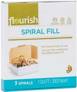 Duck Brand Flourish Spiral Cushion Fill - Mess-free, Easy to Use - Brown