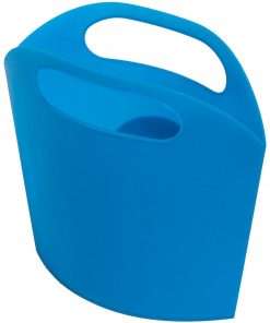 Deflecto Antimicrobial Kids Mini Tote Blue - External Dimensions: 8" Width x 5.4" Depth x 2" Height - Plastic - Blue - For Art Supplies, Crayon