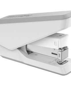 Fellowes LX840 Half Strip EasyPress Stapler White - 105 Staple Capacity - Half Strip - White
