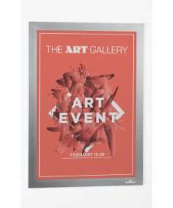 DURABLE DuraFrame Wallpaper - 8.50" x 11" Frame Size - Wall Mountable - Horizontal, Vertical - Sturdy, Anti-glare - 1 Each - White