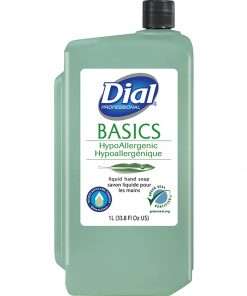 Dial Basics Liquid Hand Soap - 33.8 fl oz (1000 mL) - Hand, Healthcare, School, Office, Restaurant, Daycare - Green - 1 Each