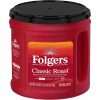 Folgers&reg; Classic Roast Ground Coffee - Medium - 25.9 oz - 6 / Carton