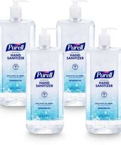 Gojo&reg; Advanced Hand Sanitizer Gel - 50.7 fl oz (1500 mL) - Pump Bottle Dispenser - Kill Germs - Hand, Reception, Classroom, Outdoor - Clear - Paraben-free, Phthalate-free, Preservative-free, Anti-irritant - 4 / Carton