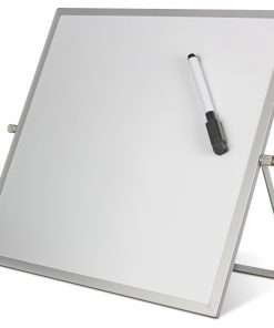 Flipside Dry-Erase Flip Easel - 12" (1 ft) Width x 12" (1 ft) Height - White Surface - 1 Each