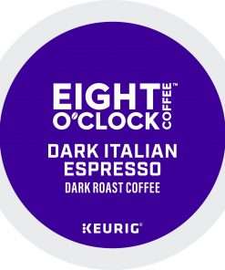Eight O'Clock K-Cup Coffee - Compatible with Keurig Brewer - Dark - 24 / Box