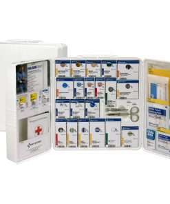 First Aid Only A+ Plastic SC First Aid Cabinet - 203 x Piece(s) For 50 x Individual(s) - Plastic Case - 1 Kit - White