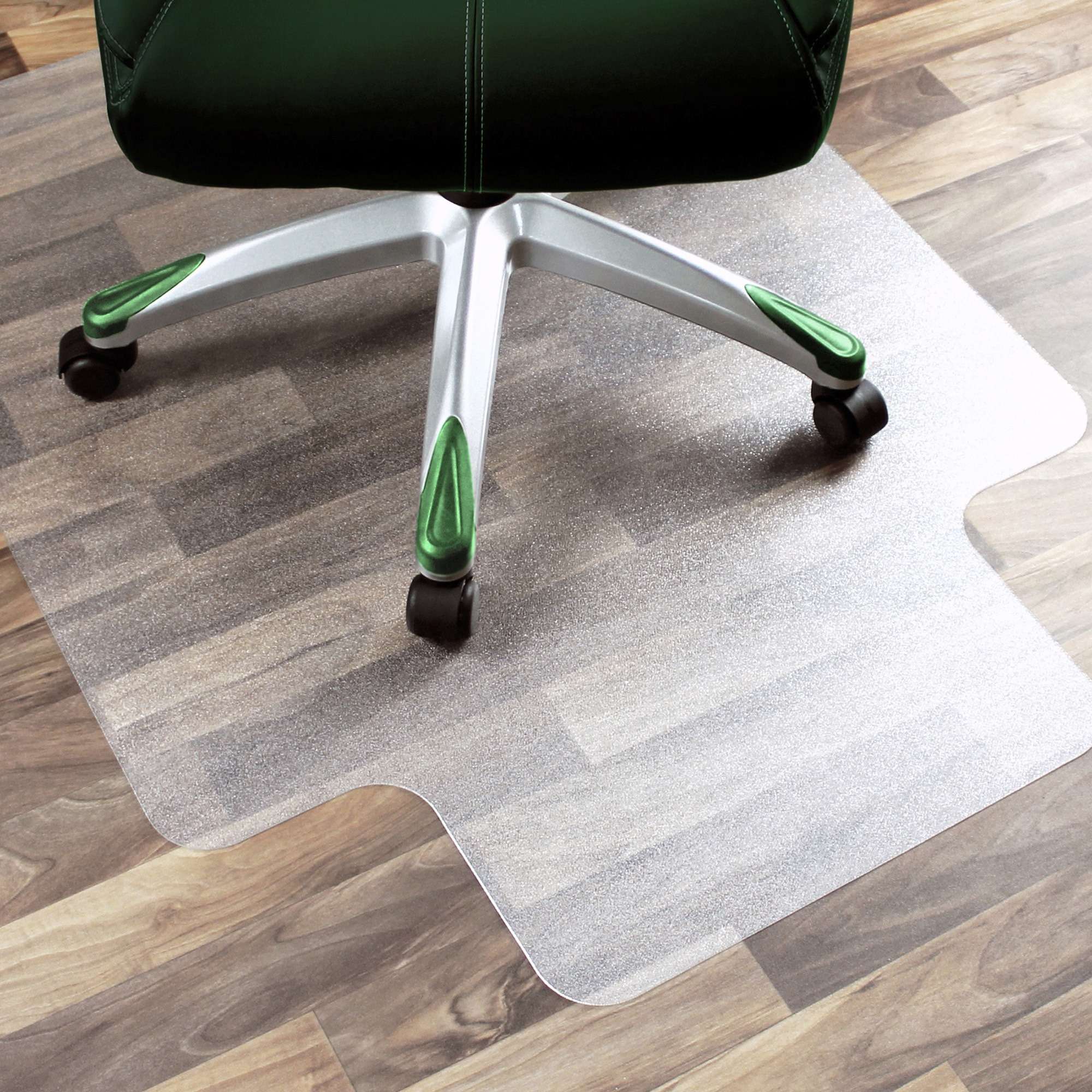 Cleartex Advantagemat Plus Chairmat - Hard Floor - 53" Length x 45" Width - Rectangle - Clear