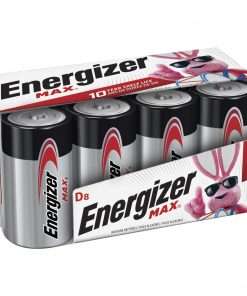 Energizer MAX Alkaline D Batteries, 8 Pack - For Multipurpose - D - 1.5 V DC - Alkaline - 8 / Pack
