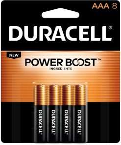 Duracell Coppertop Alkaline AAA Battery - MN2400 - For Multipurpose - AAA - 8 / Pack