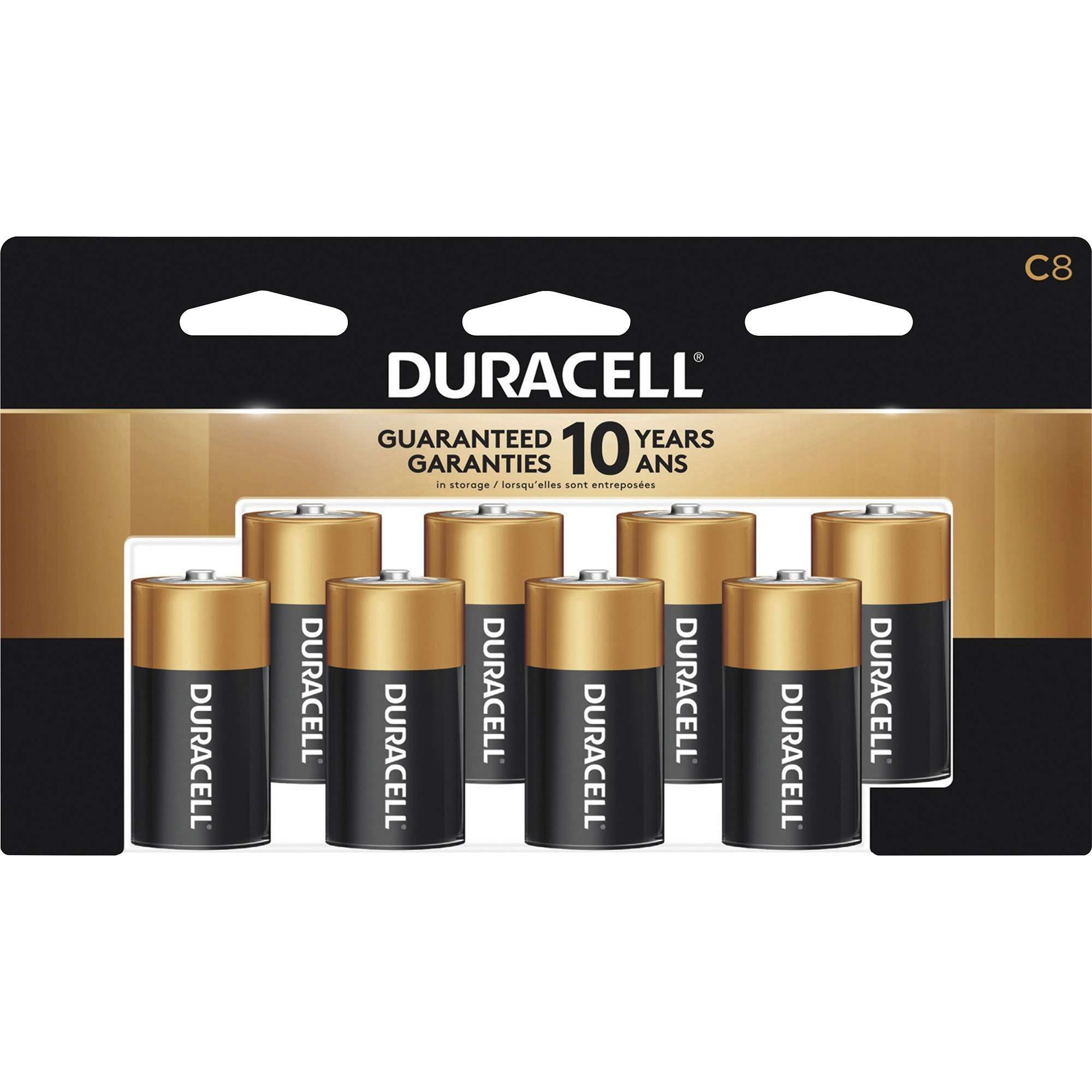 Duracell Coppertop Alkaline C Battery - MN1400 - For Multipurpose - C - 1.5 V DC - 8 / Pack