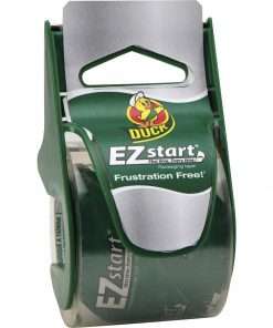 Duck Brand EZ Start Packaging Tape Dispenser - 22.20 yd Length x 1.88" Width - 2.60 mil - Dispenser Included - 1 / Roll - Clear
