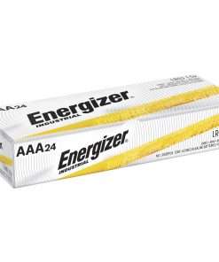 Energizer Industrial Alkaline AAA Batteries, 24 pack - For Multipurpose - AAA - 1.5 V DC - 1250 mAh - Alkaline - 24 / Box