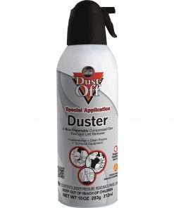 Falcon Dust-Off Non-flammable Air Dusters - Ozone-safe, Non-flammable, Moisture-free - 1 Each - Gray