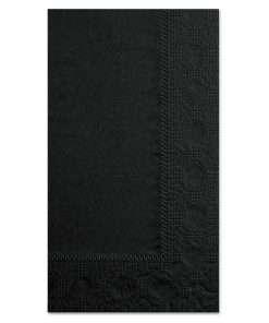 Black paper dinner napkin