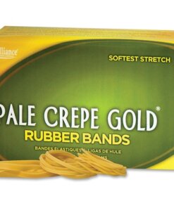 Alliance Rubber 20545 Pale Crepe Gold Rubber Bands - Size #54