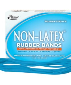 Alliance Rubber 42179 Non-Latex Rubber Bands with Antimicrobial Protection - Size #117B