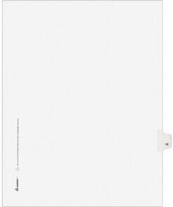 Avery® Individual Legal Exhibit Dividers - Avery Style